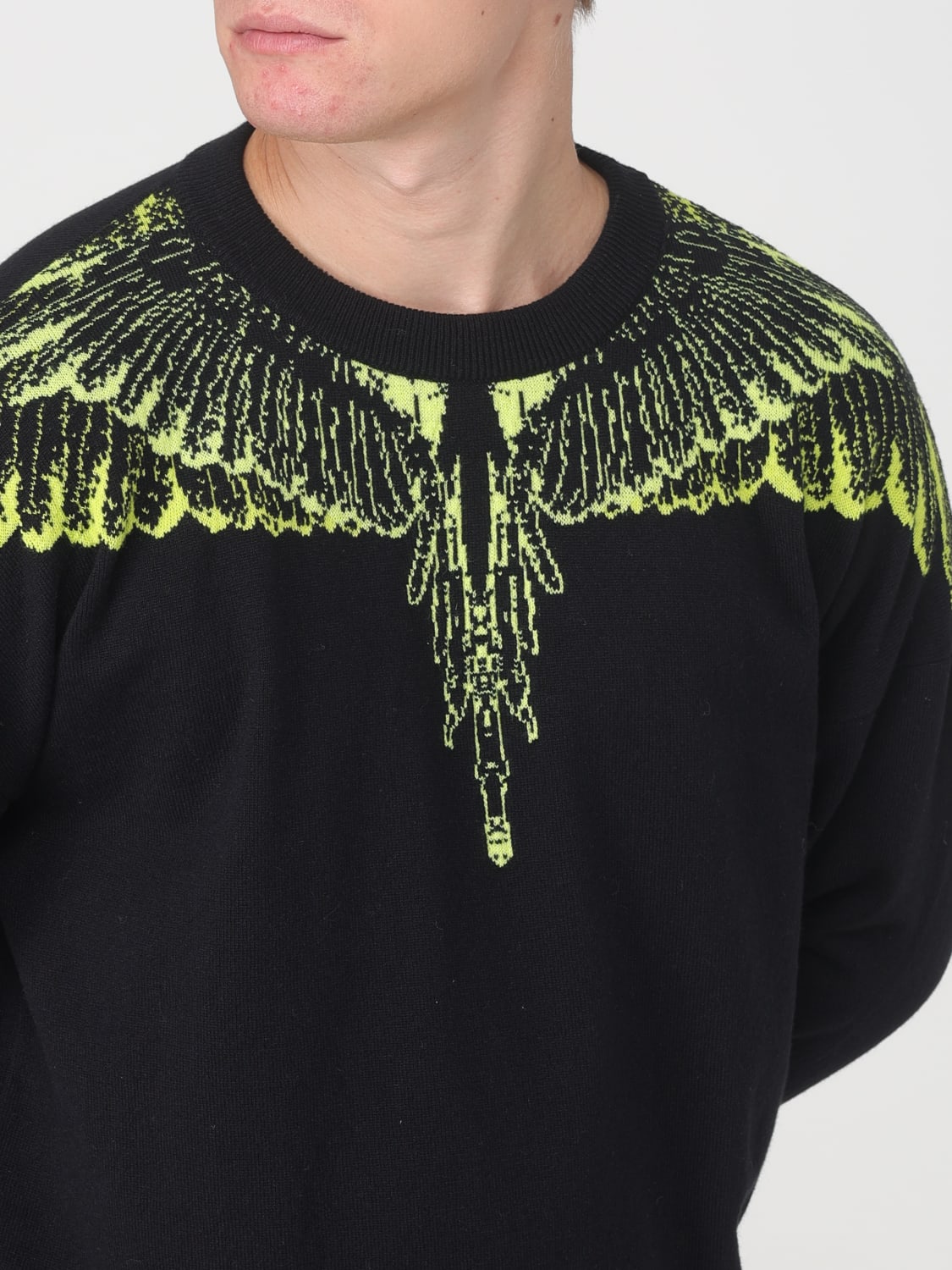 MARCELO BURLON COUNTY OF MILAN PULLOVER: Pullover herren Marcelo Burlon County Of Milan, Schwarz - Img 3