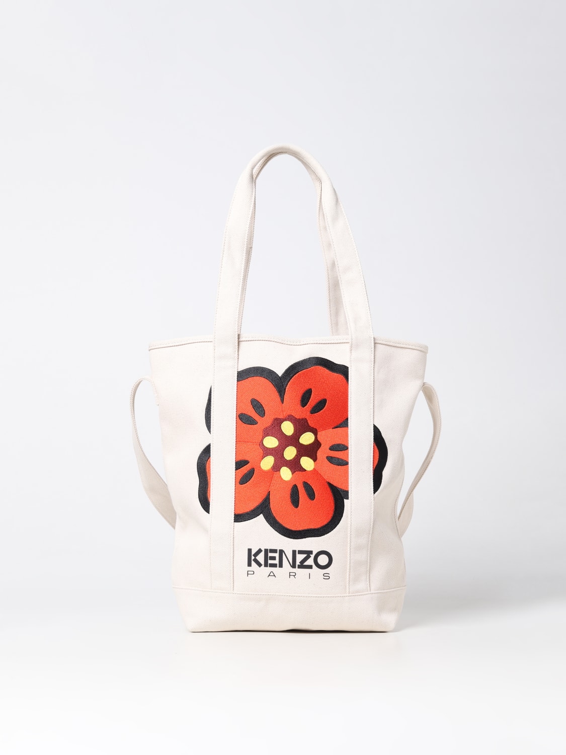 KENZO - Mini Logo-Appliquéd Floral-Print Faux Leather Tote Bag Kenzo