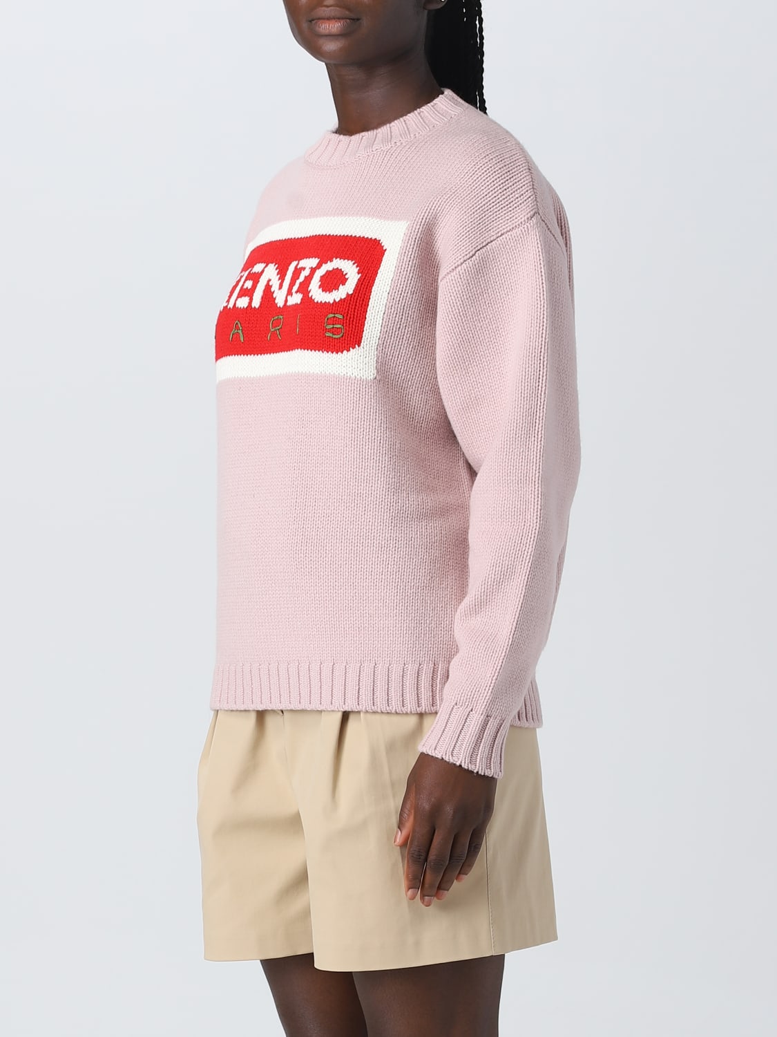 Pull kenzo femme rose sale