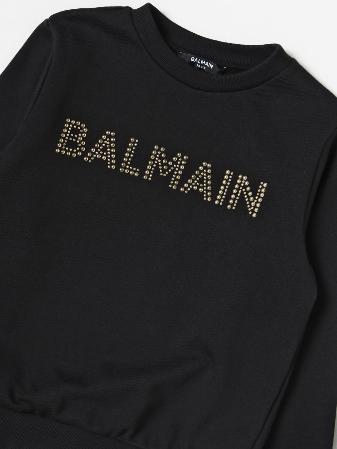 BALMAIN PULL: Pull enfant Balmain Kids, Noir - Img 3