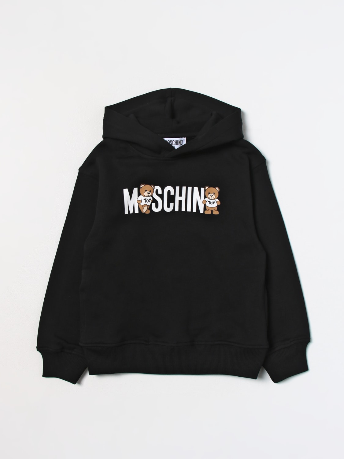 MOSCHINO 스웨터: 스웨터 남아 Moschino Kid, 블랙 - Img 1