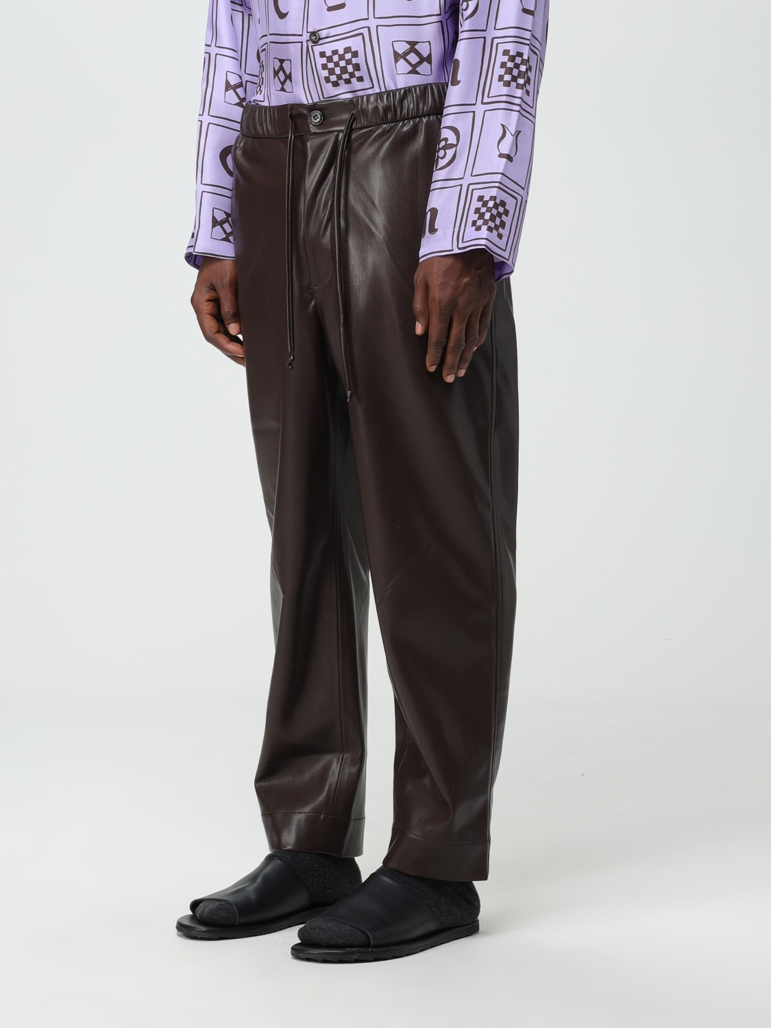 NANUSHKA PANTS: Pants men Nanushka, Brown - Img 4