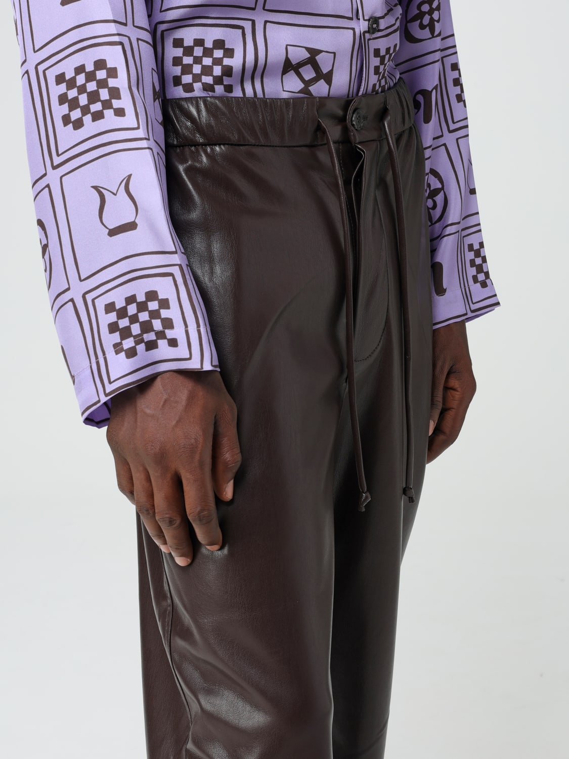 NANUSHKA PANTS: Pants men Nanushka, Brown - Img 5