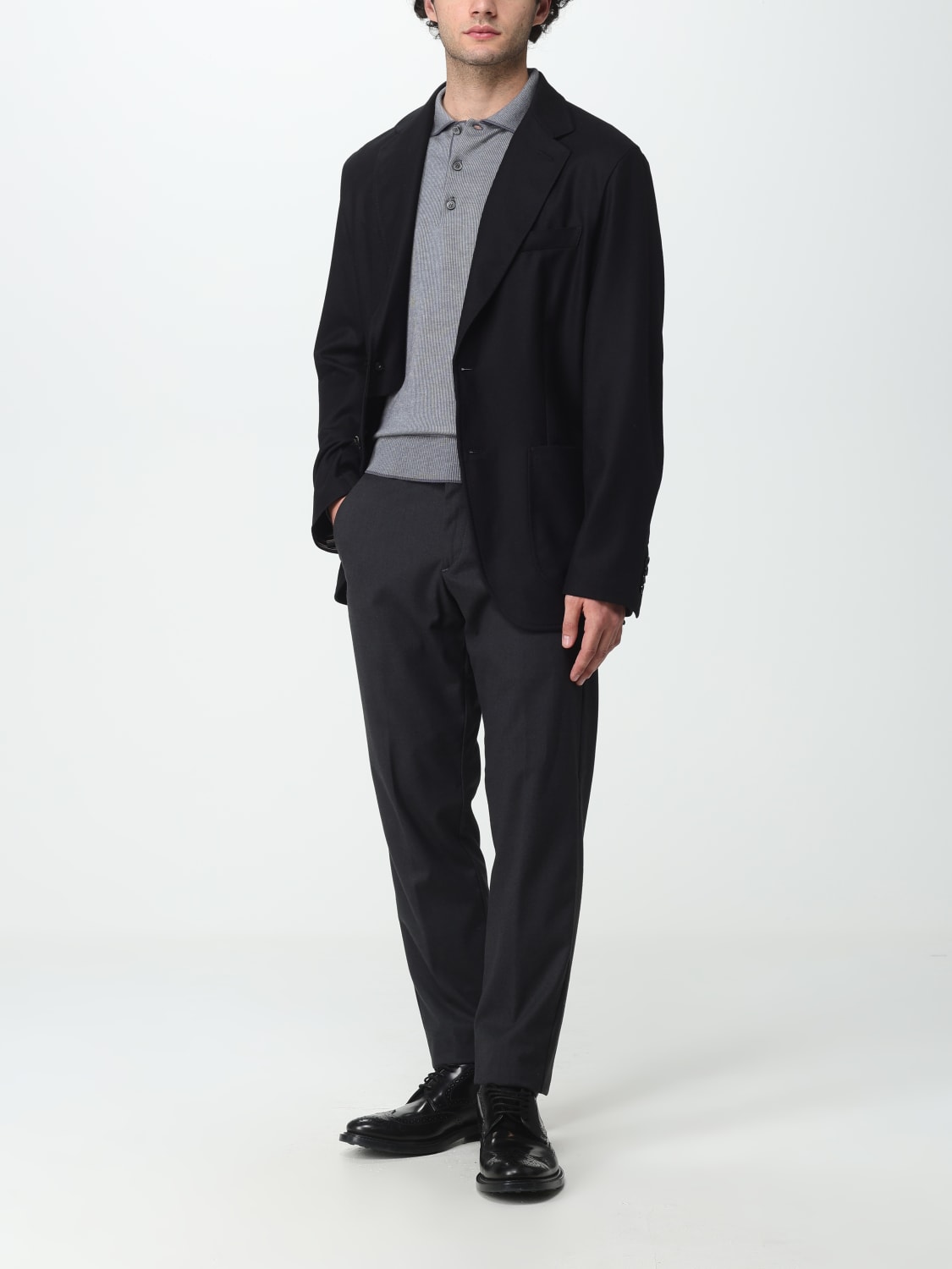 BRIONI 블레이저: 블레이저 남성 Brioni, 블랙 - Img 2