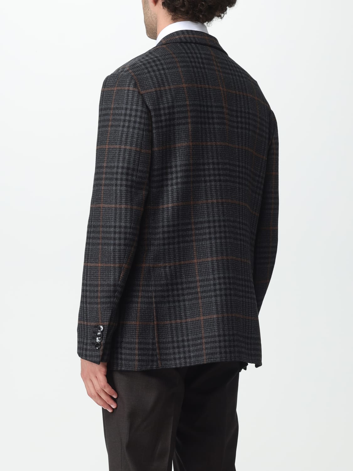 BRIONI ブレザー: ブレザー メンズ Brioni, ブラック - Img 3