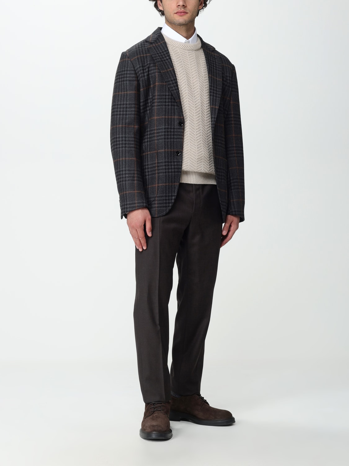 BRIONI PANTS: Pants men Brioni, Dark - Img 2