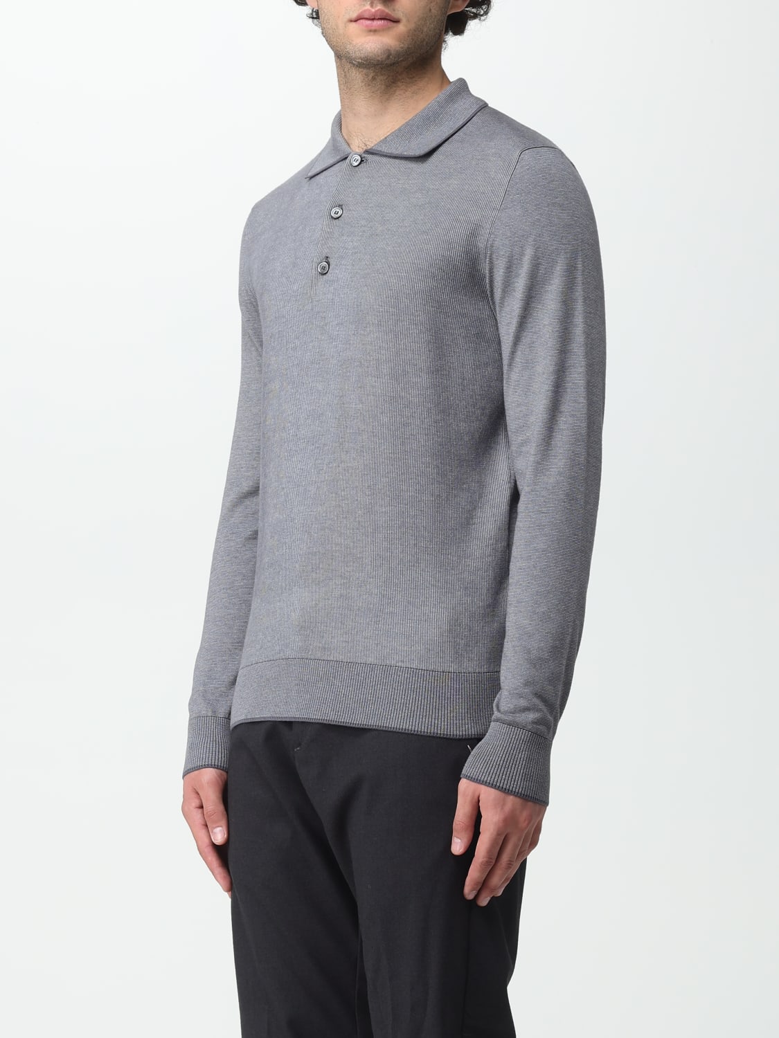 BRIONI SWEATER: Sweater men Brioni, Grey - Img 3