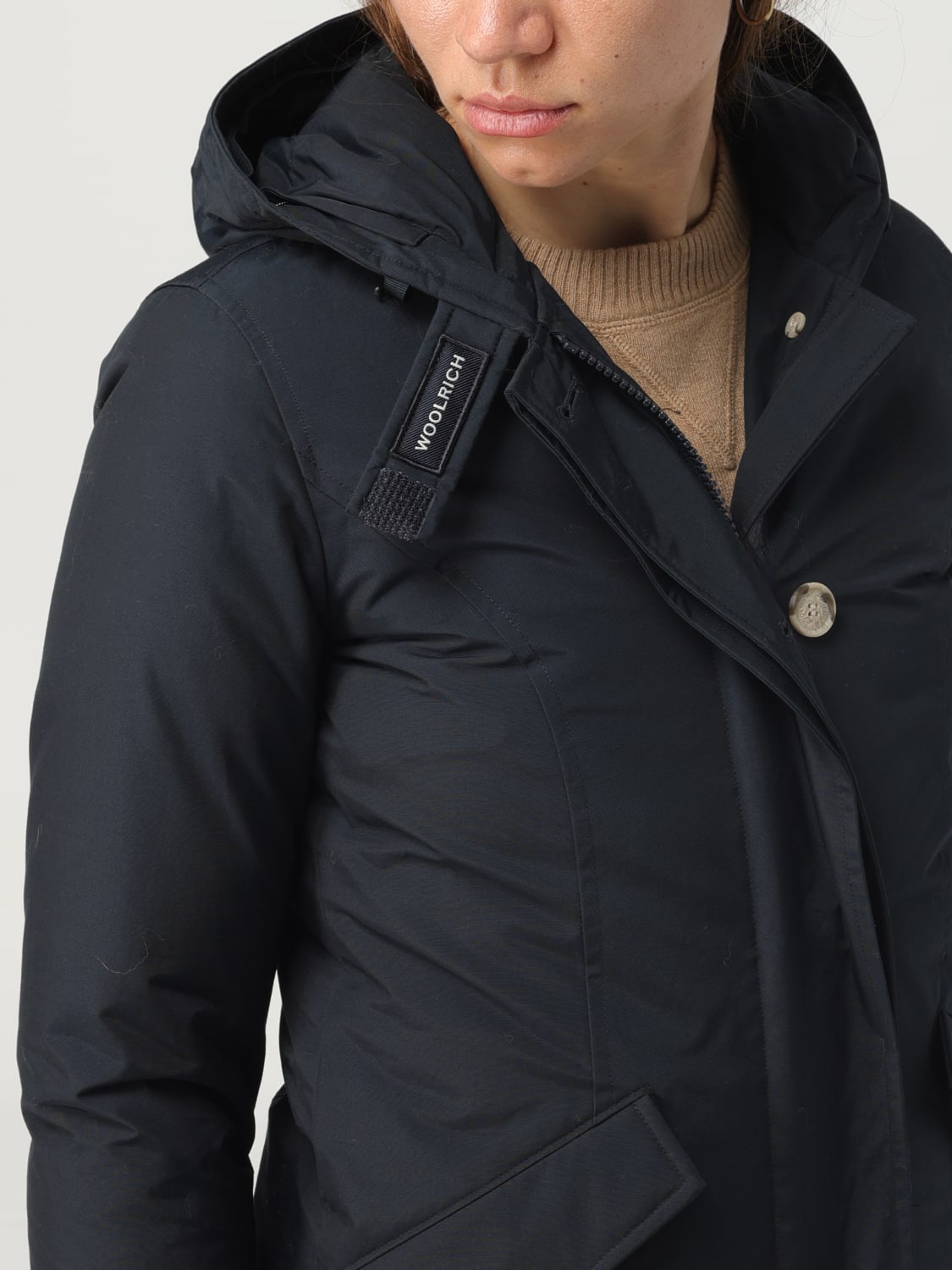 WOOLRICH ABRIGO: Chaqueta mujer Woolrich, Azul Oscuro - Img 4