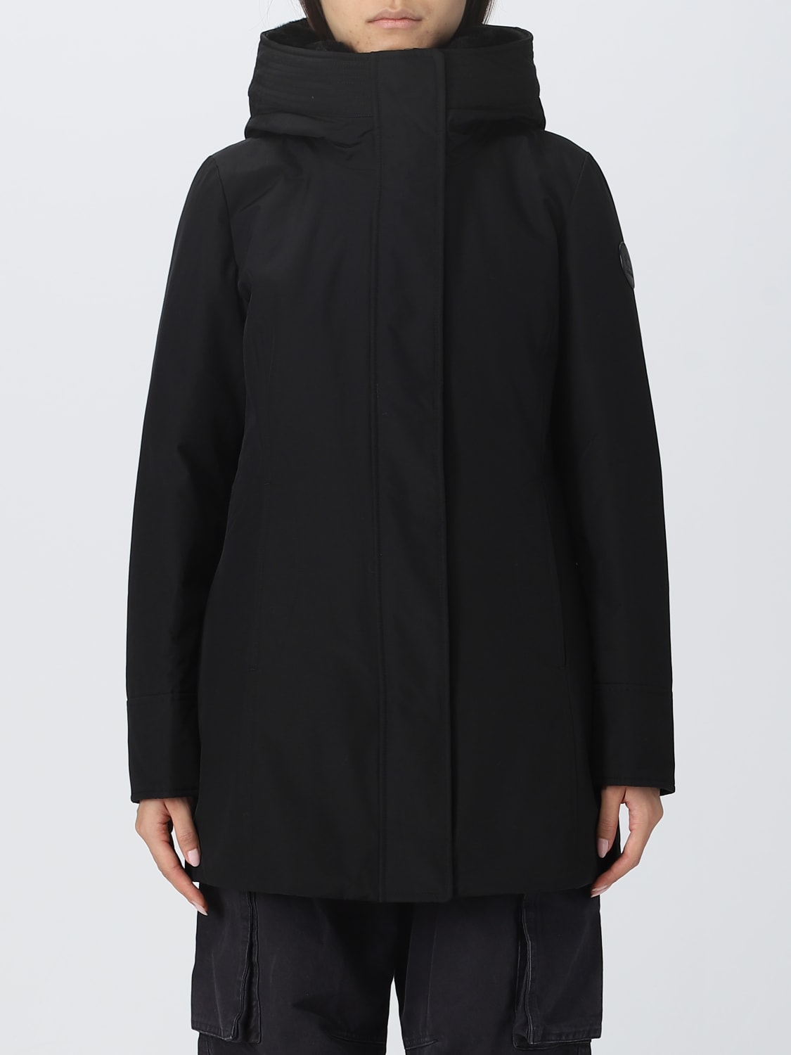 WOOLRICH MANTEL: Jacke damen Woolrich, Schwarz - Img 1