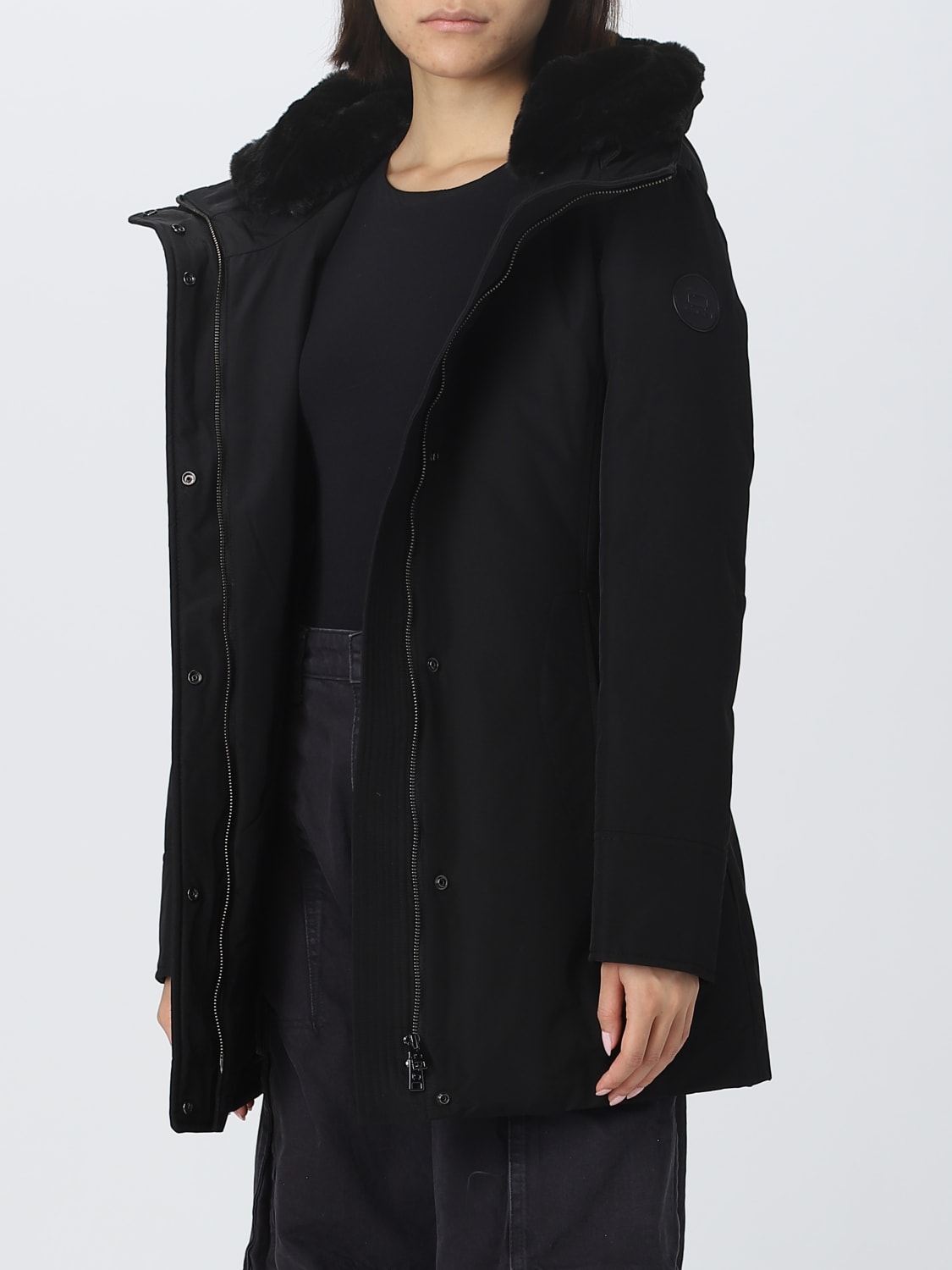 WOOLRICH MANTEL: Jacke damen Woolrich, Schwarz - Img 3