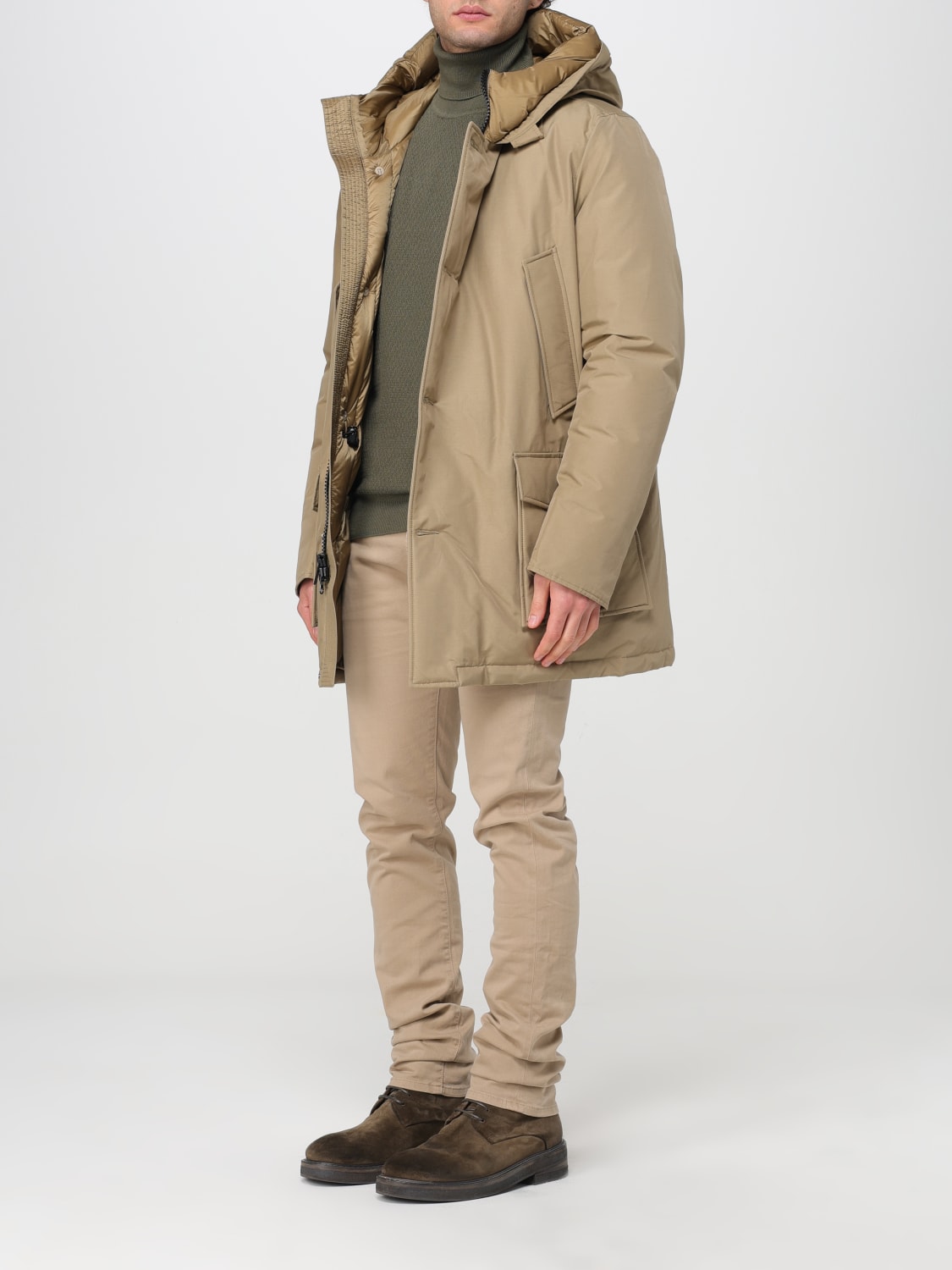 WOOLRICH COAT: Jacket men Woolrich, Brown - Img 3