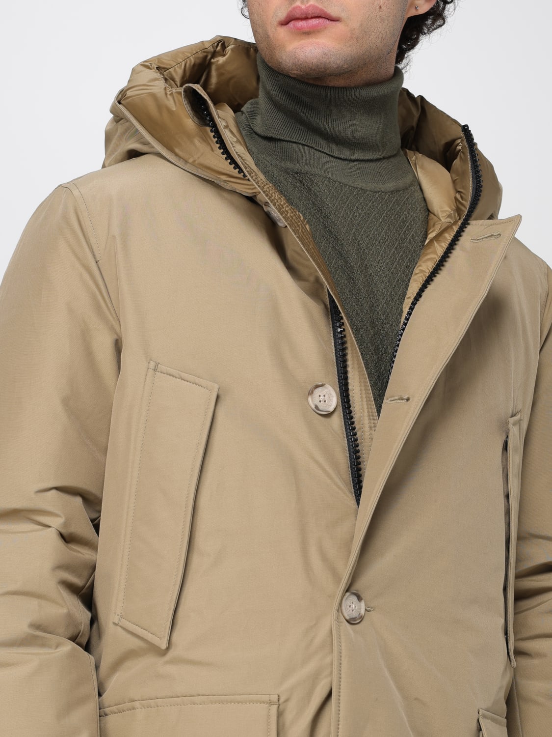 WOOLRICH COAT: Jacket men Woolrich, Brown - Img 4