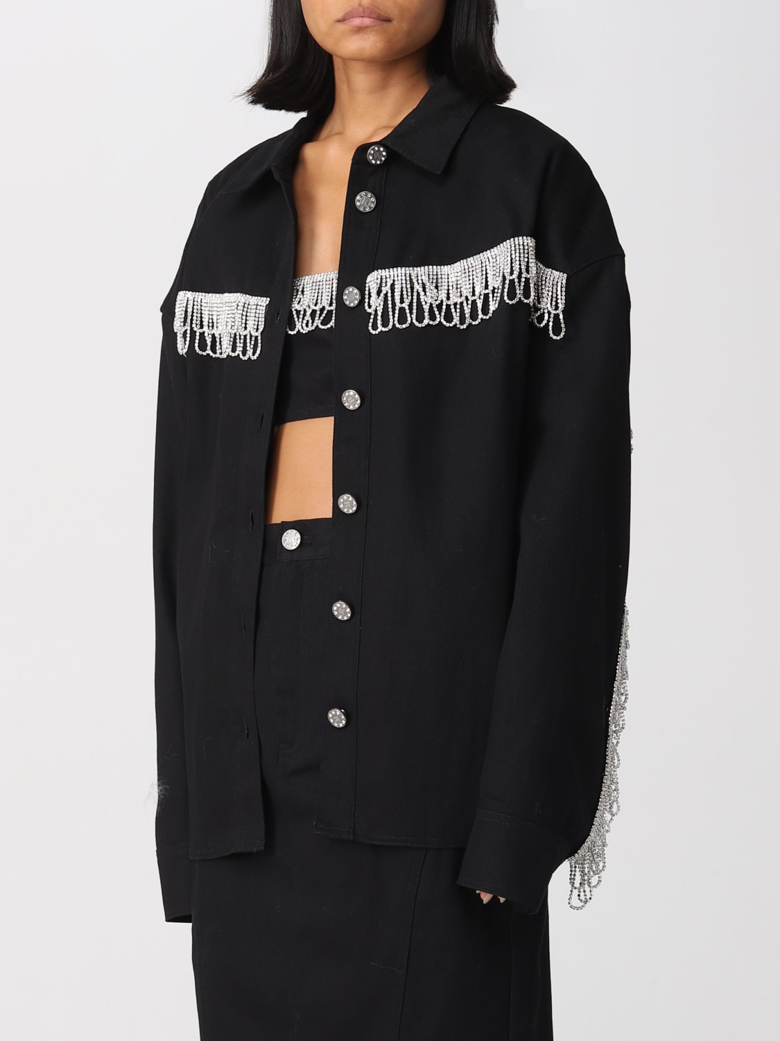 ROTATE SHIRT: Blazer woman Rotate, Black - Img 4