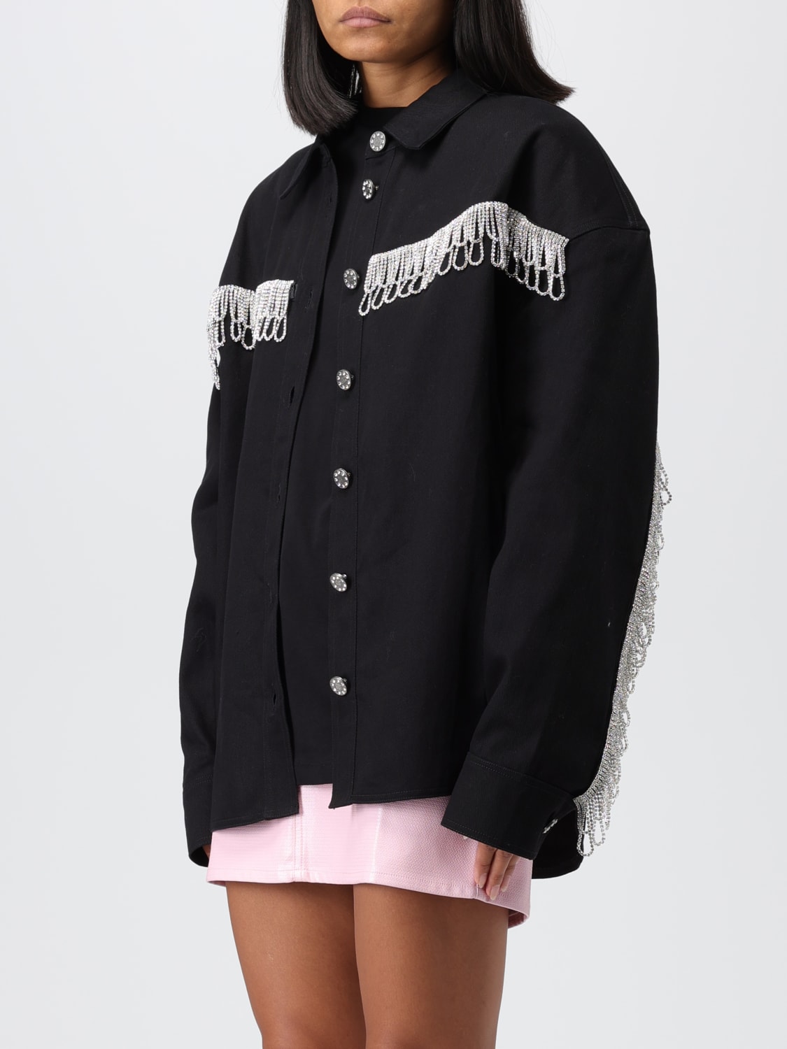 ROTATE SHIRT: Blazer woman Rotate, Black 1 - Img 4