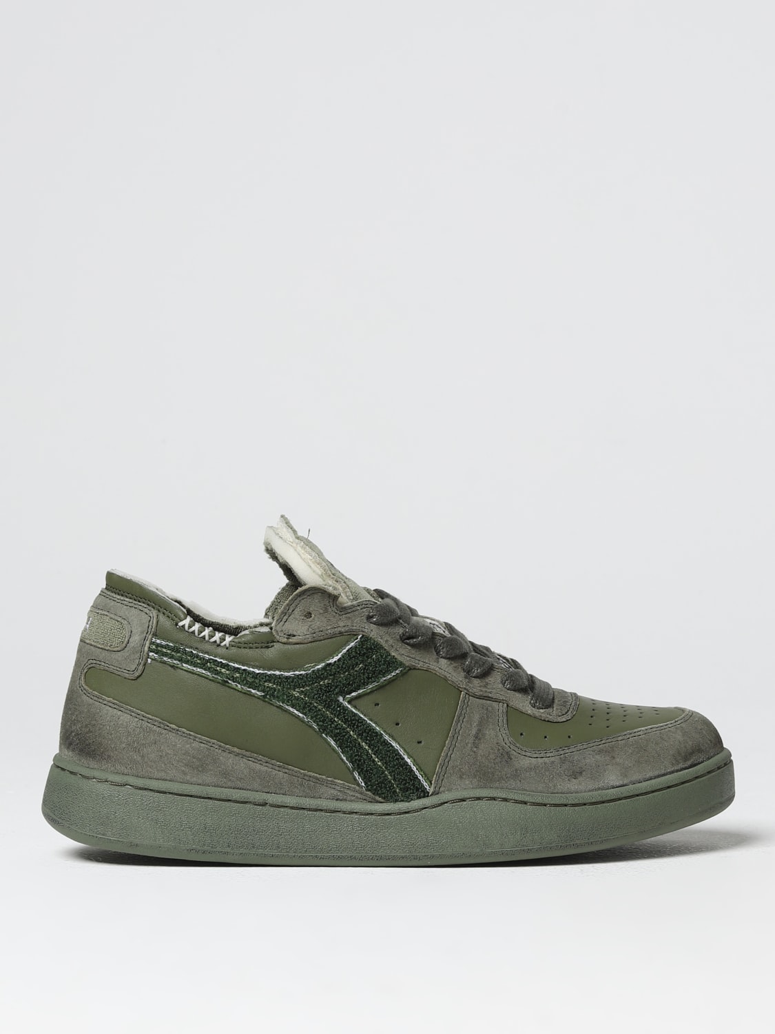 DIADORA HERITAGE Sneakers men Olive Diadora Heritage sneakers 180206 online at GIGLIO.COM