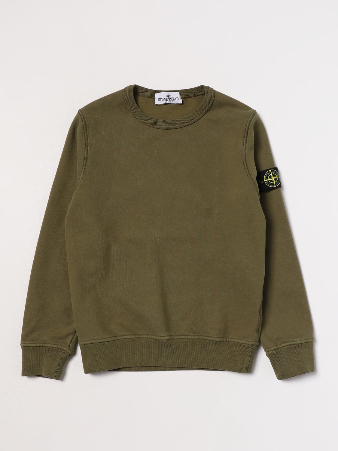 Felpa stone island verde militare store