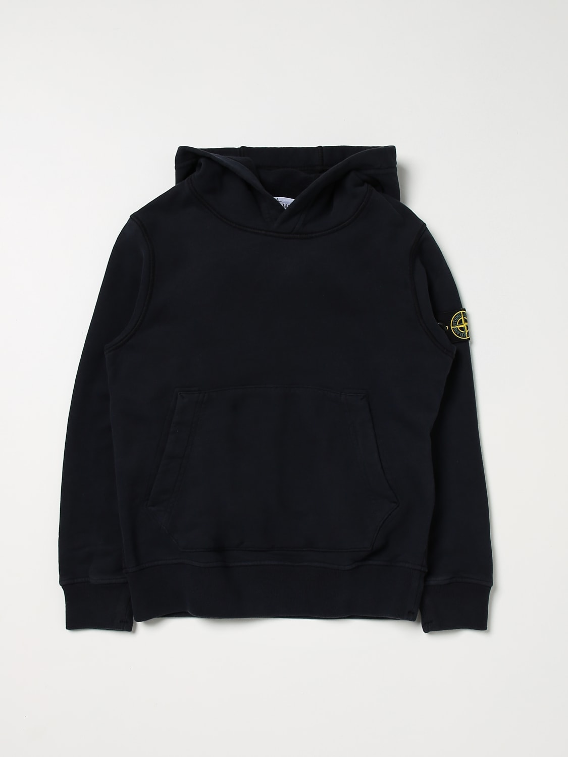 品質保証 Stone Island Junior Outlet: cotton sweatshirt - Blue 1 トップス
