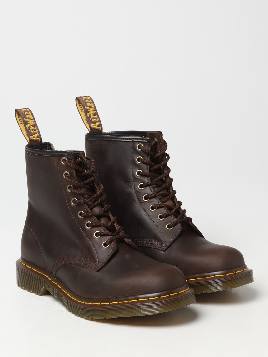 DR. MARTENS BOTTINE: Chaussures homme Dr. Martens, Marron - Img 2