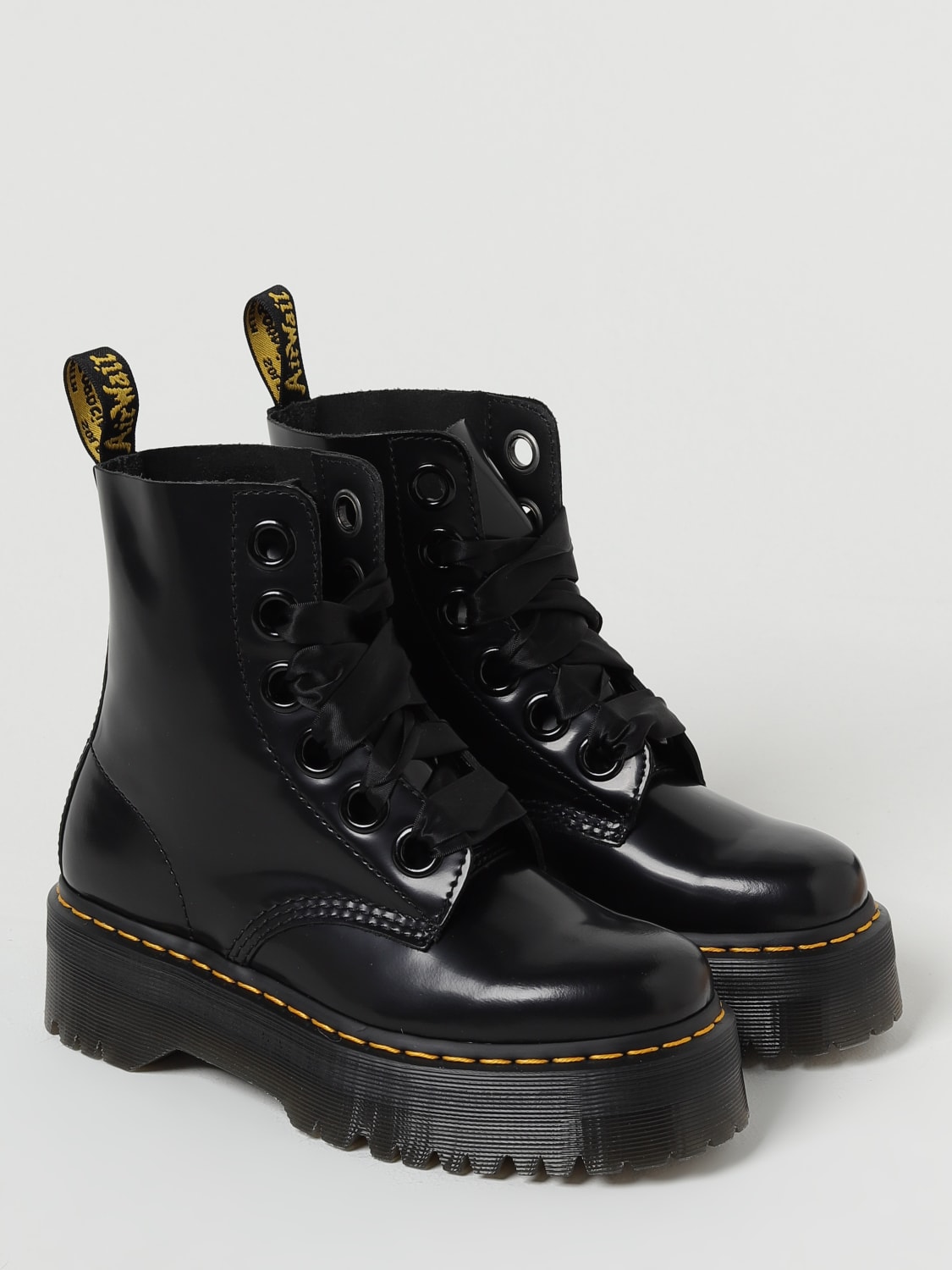 DR. MARTENS BOOTS: Shoes woman Dr. Martens, Black - Img 2