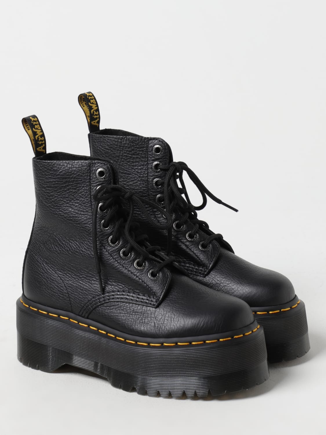 DR. MARTENS BOOTS: Shoes woman Dr. Martens, Black - Img 2