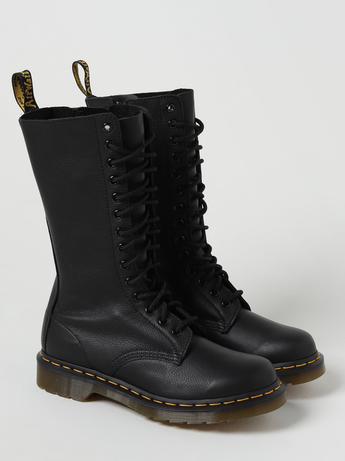 DR. MARTENS BOOTS: Shoes woman Dr. Martens, Black - Img 2