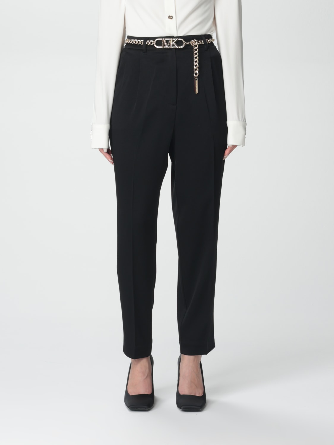 パンツ Michael Kors Woman Pants Black MF330HK99G 001 Michael Kors Outlet: Pants woman - Black | Michael Kors