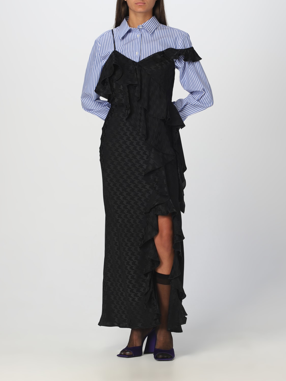 MSGM ROBE: Robes femme MSGM, Noir - Img 2