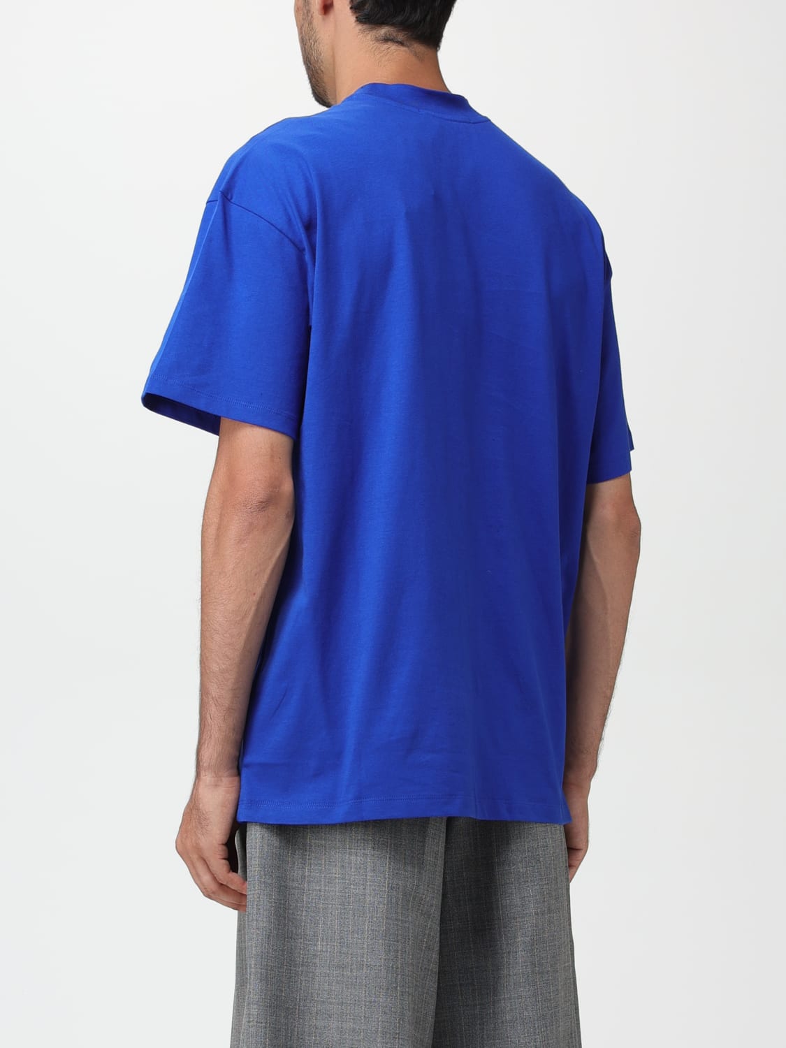 MSGM T-SHIRT: MSGM cotton t-shirt, Blue - Img 2