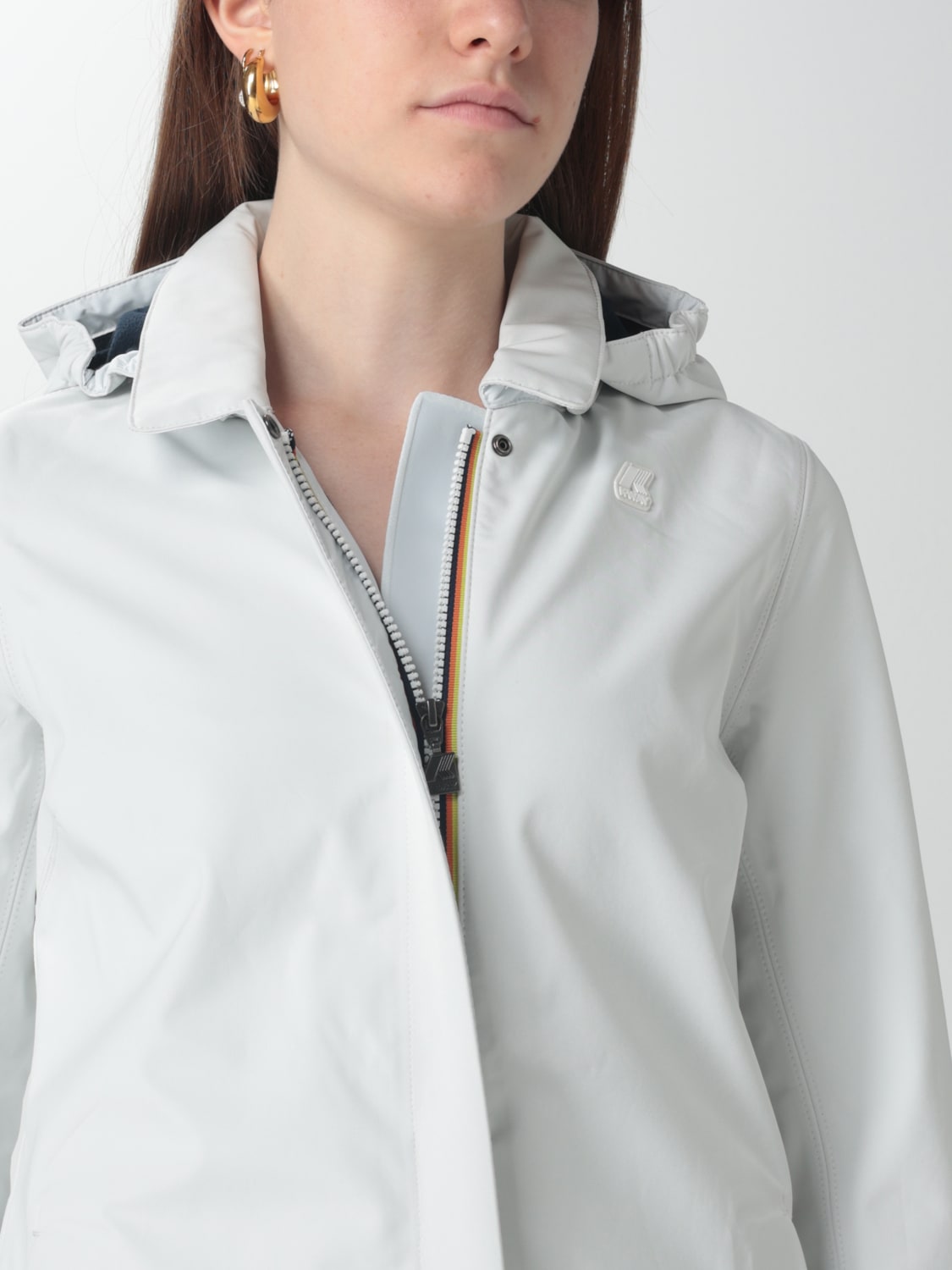 K-WAY VESTE: Manteau femme K-way, Blanc - Img 4