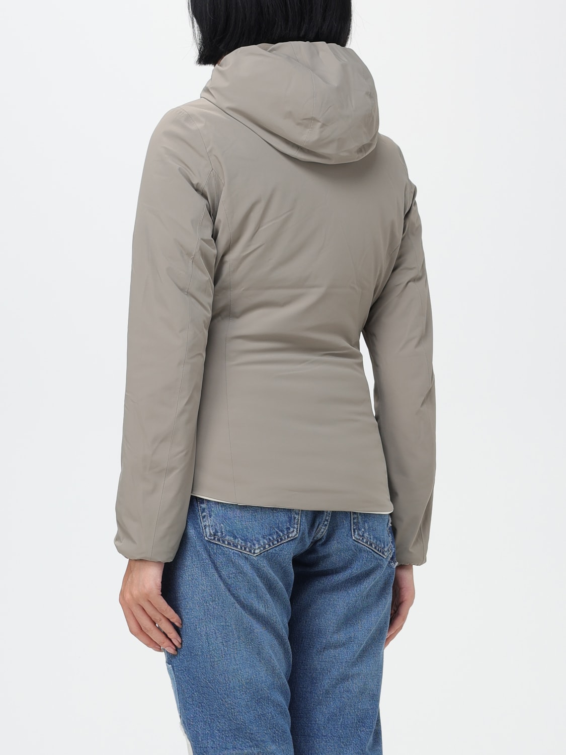 ジャケット K-WAY Woman Jacket Beige K2115YW AJ7 K-Way Outlet: Jacket woman - Beige | K-Way jacket K2115YW