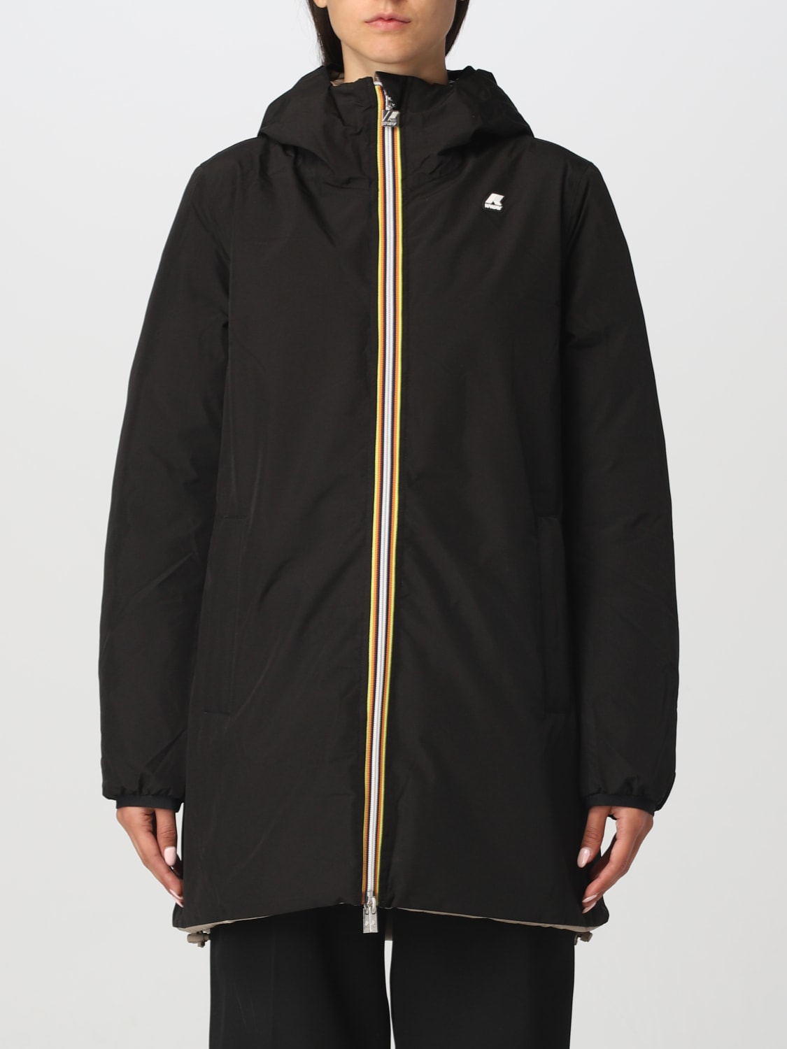 K-WAY: Jacket woman - Black | K-Way jacket K5126LW online at