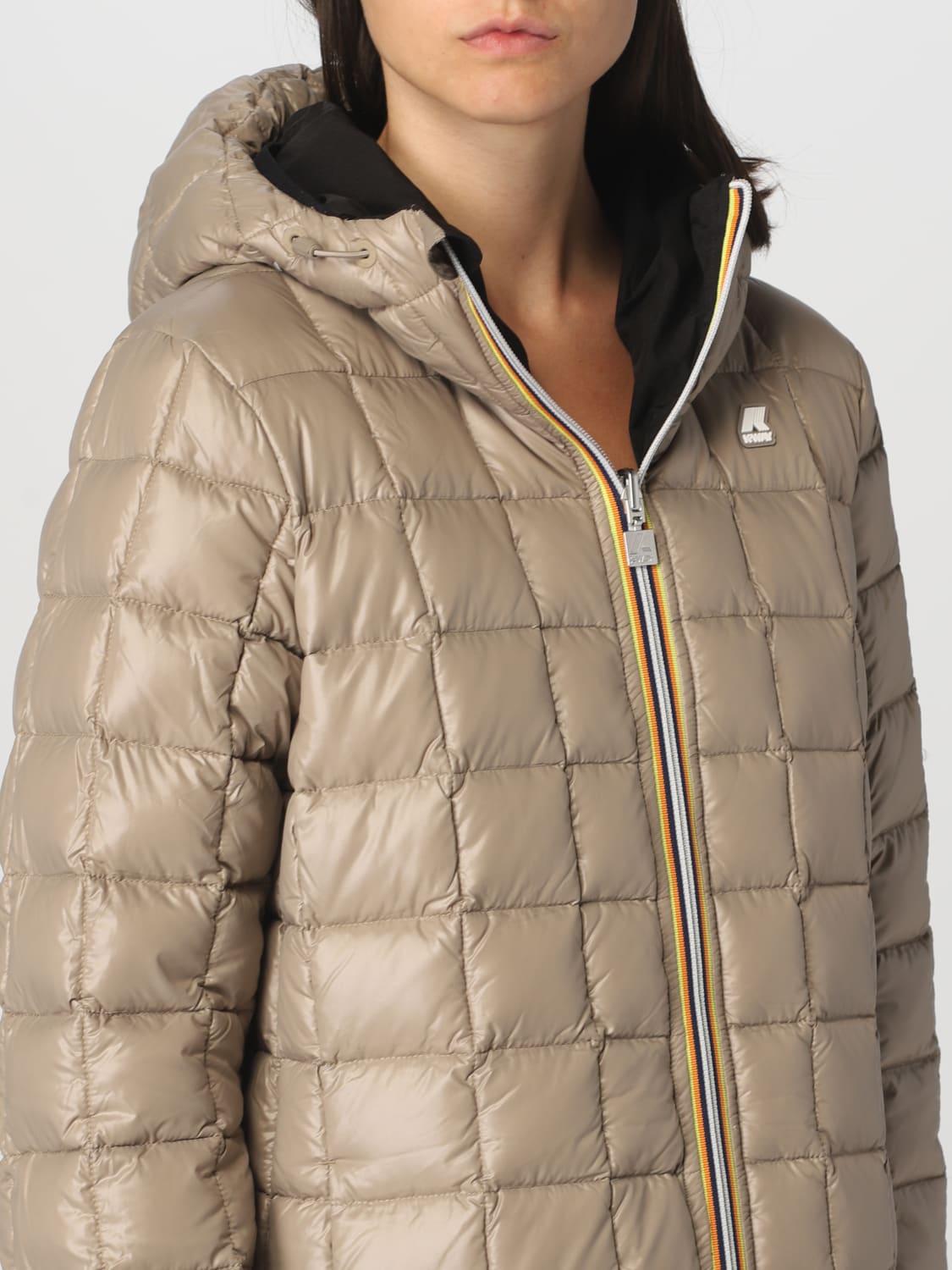 K-WAY: Jacket woman - Black | K-Way jacket K5126LW online at