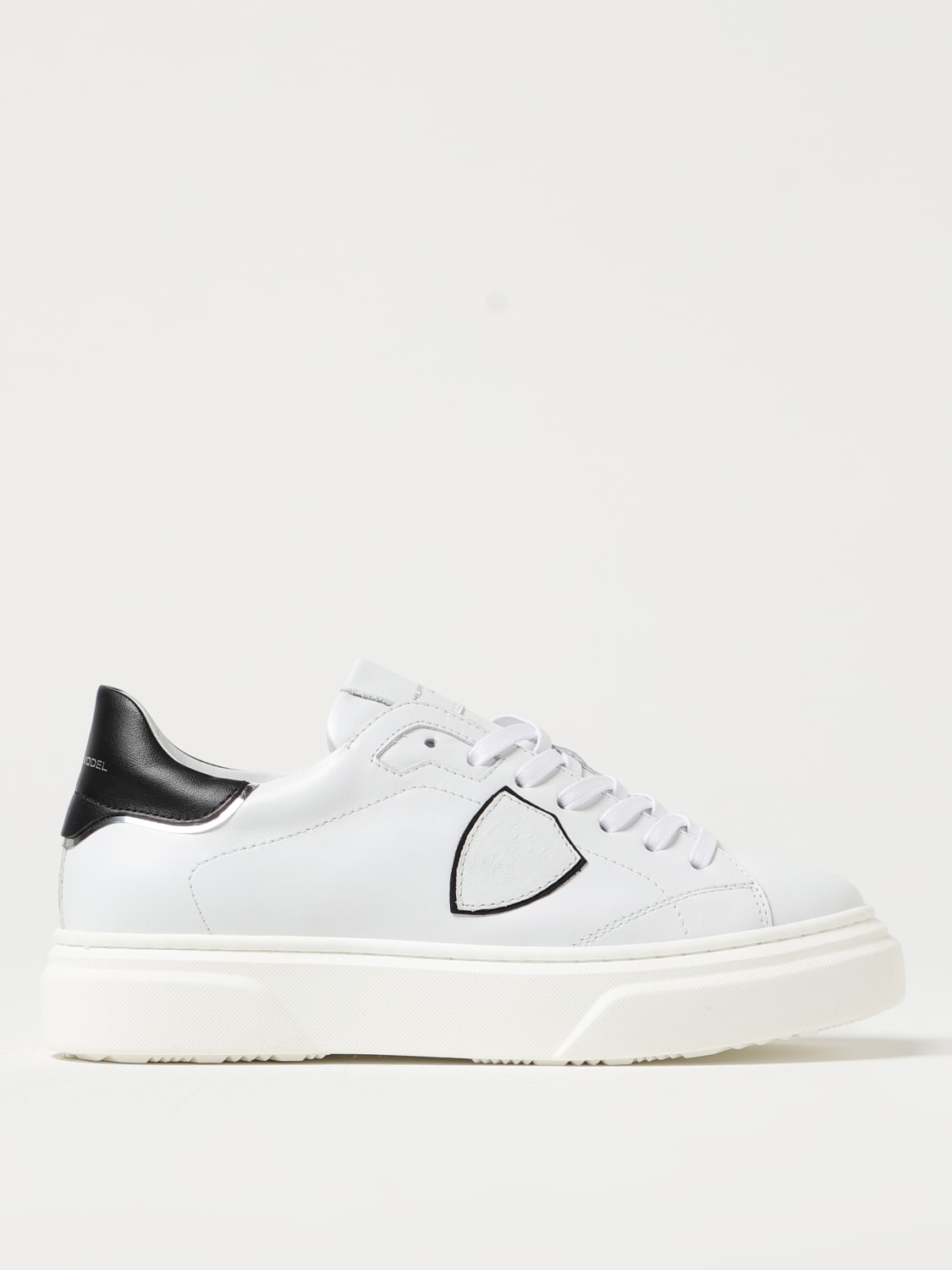 PHILIPPE MODEL JUNIOR Sneakers Ginevra in pelle Bianco Sneakers Philippe Model Junior 75207 online su GIGLIO.COM