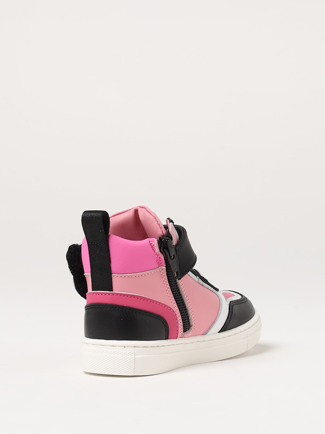 Pink moschino sneakers best sale