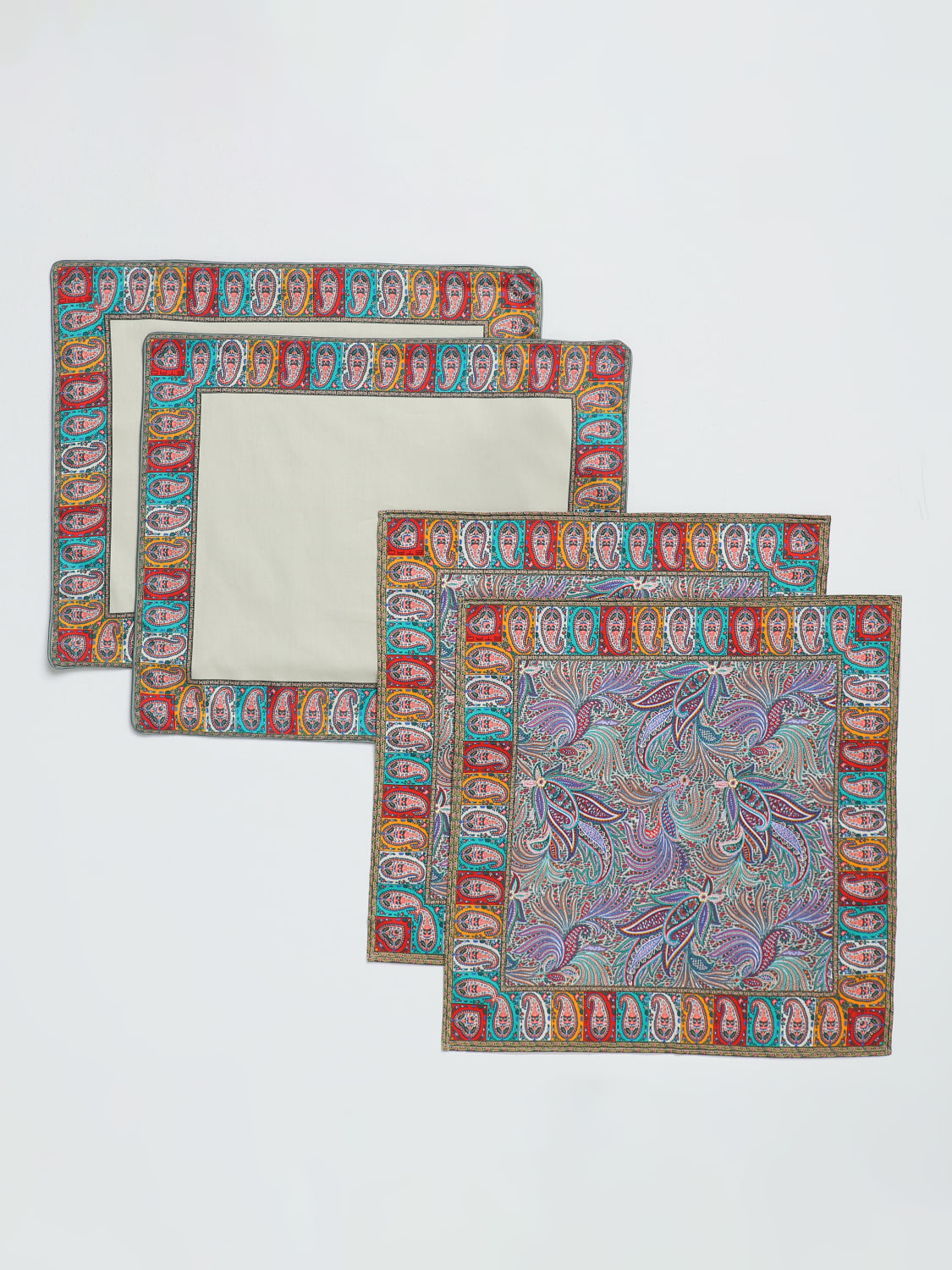 ETRO HOME TABLE LINENS: 플레이스매트 homeware Etro Home, 화이트 - Img 2