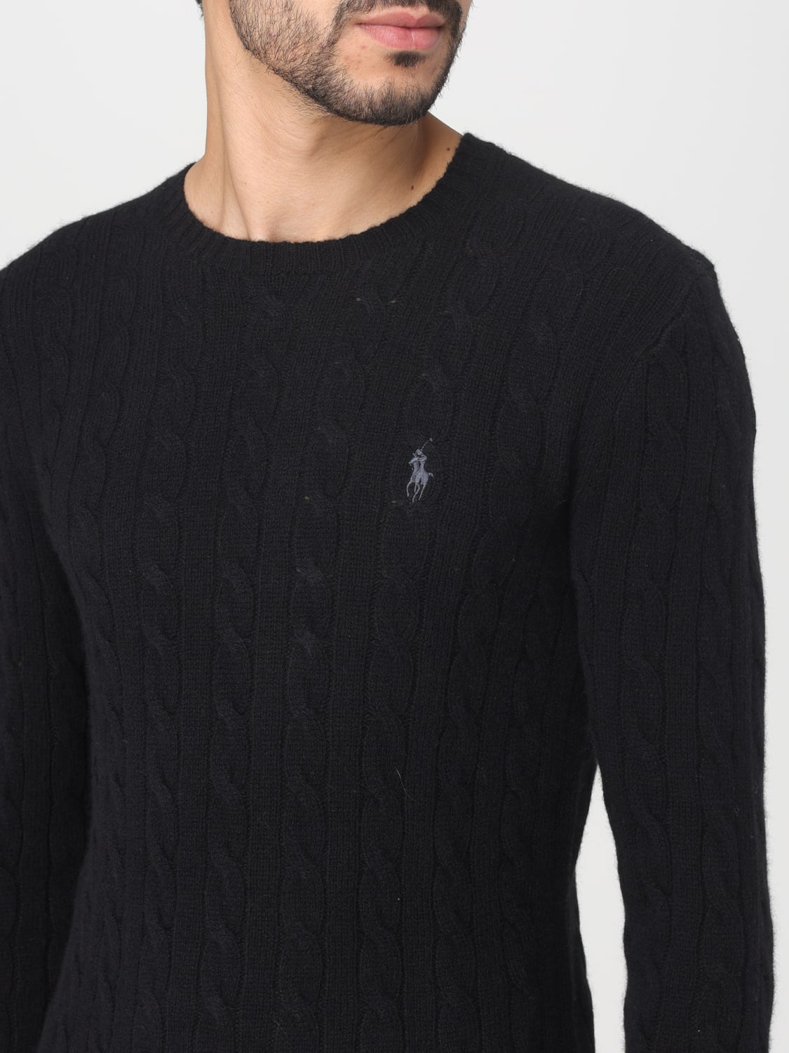 POLO RALPH LAUREN PULLOVER: Pullover herren Polo Ralph Lauren, Schwarz - Img 3