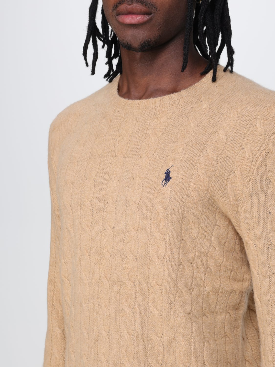 POLO RALPH LAUREN PULLOVER: Pullover herren Polo Ralph Lauren, Beige - Img 3