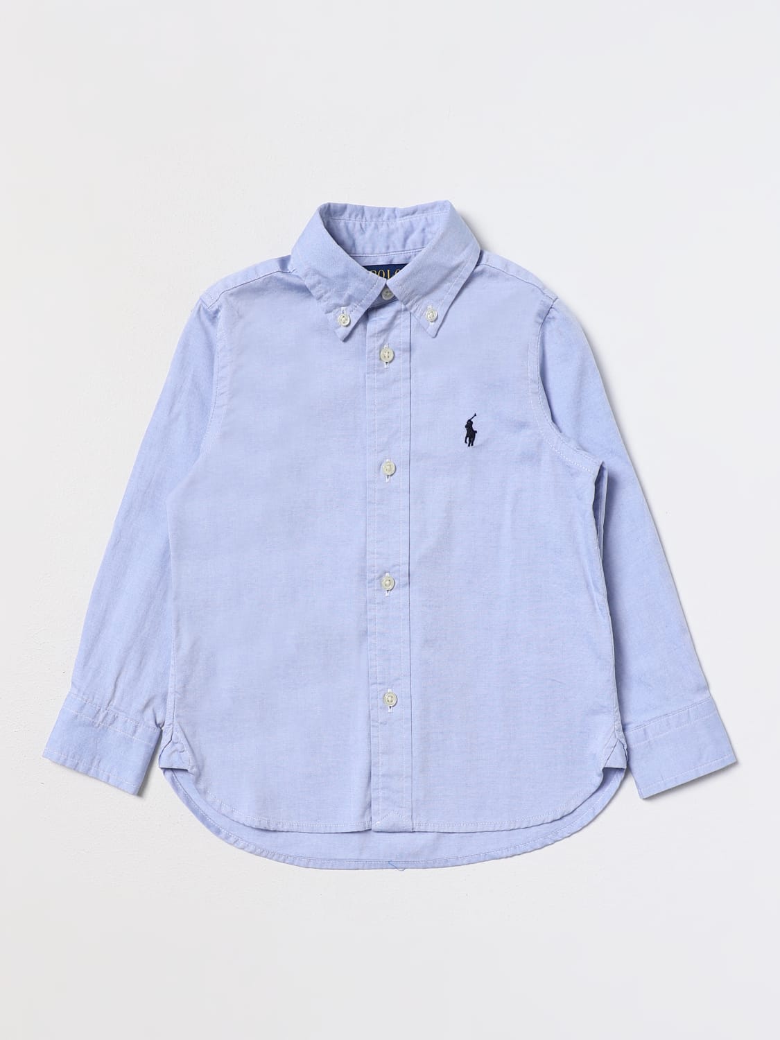 POLO RALPH LAUREN SHIRT: Shirt kids Polo Ralph Lauren, Brown - Img 1