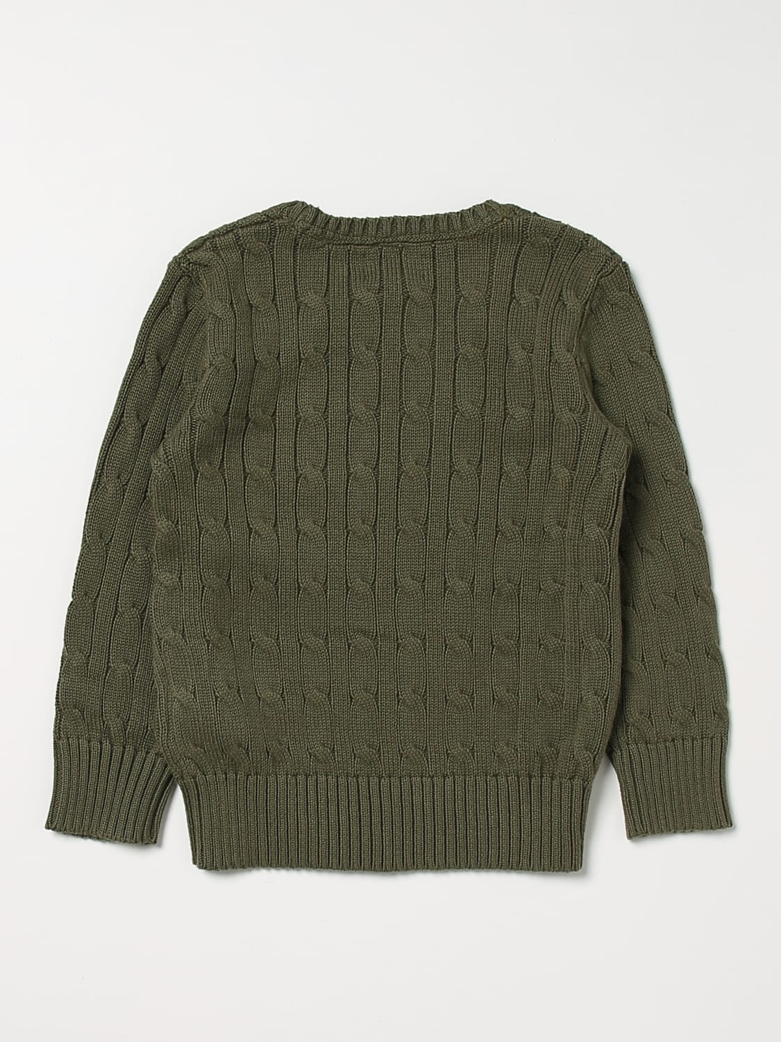 POLO RALPH LAUREN SWEATER: Sweater kids Polo Ralph Lauren, Green - Img 2