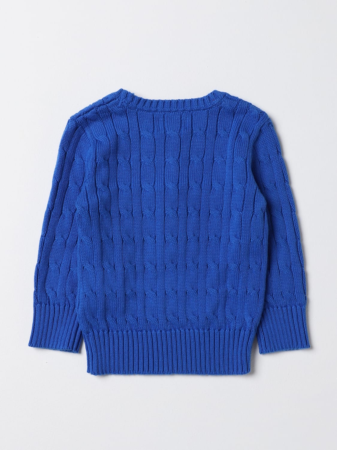 POLO RALPH LAUREN SWEATER: Sweater kids Polo Ralph Lauren, Royal Blue - Img 2