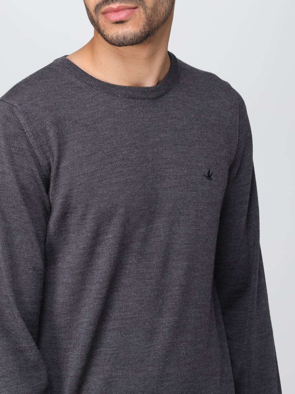 BROOKSFIELD SWEATER: Sweater men Brooksfield, Charcoal - Img 3