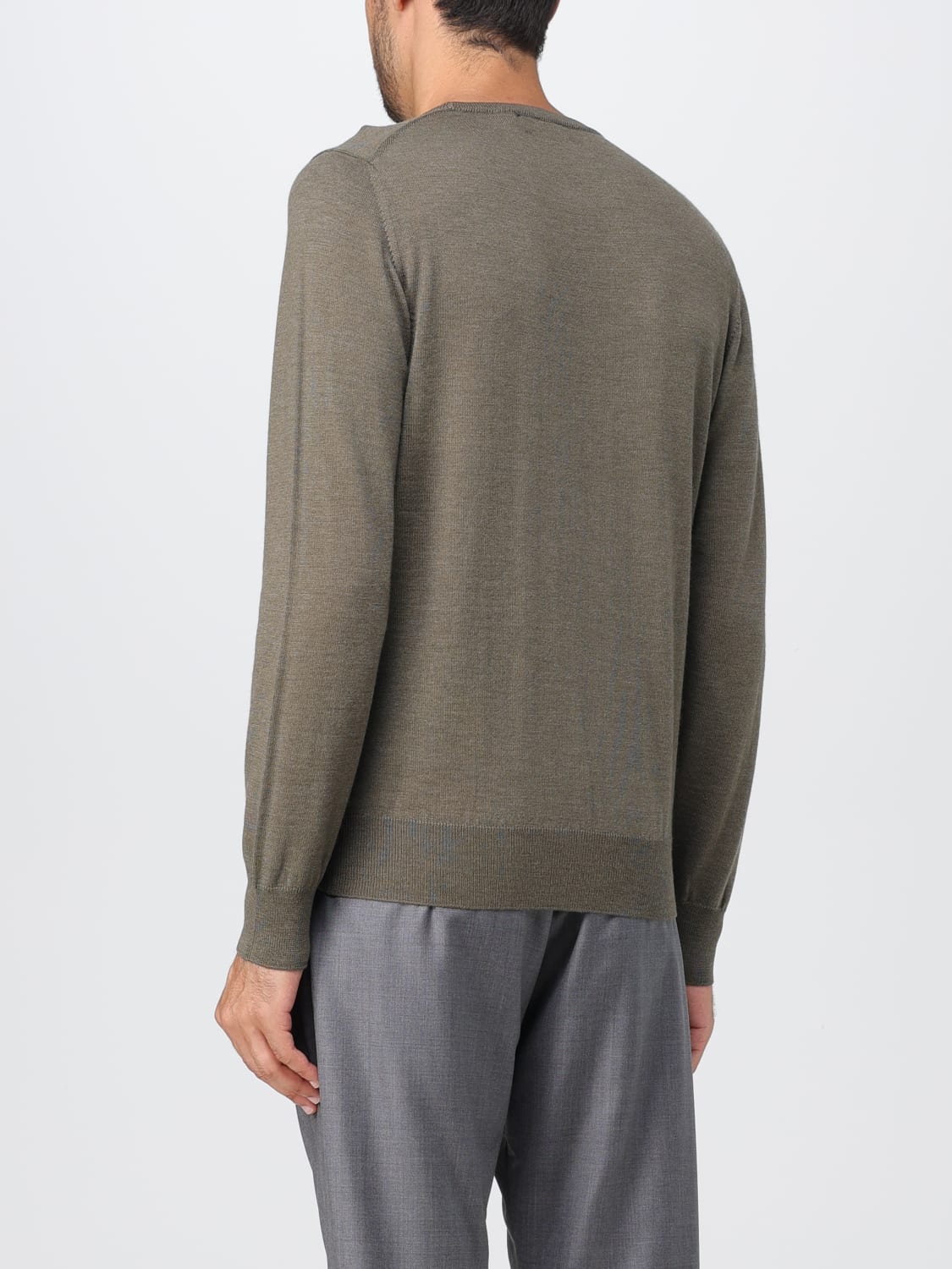 BROOKSFIELD 毛衣: 毛衣 男士 Brooksfield, 灰绿色 - Img 2