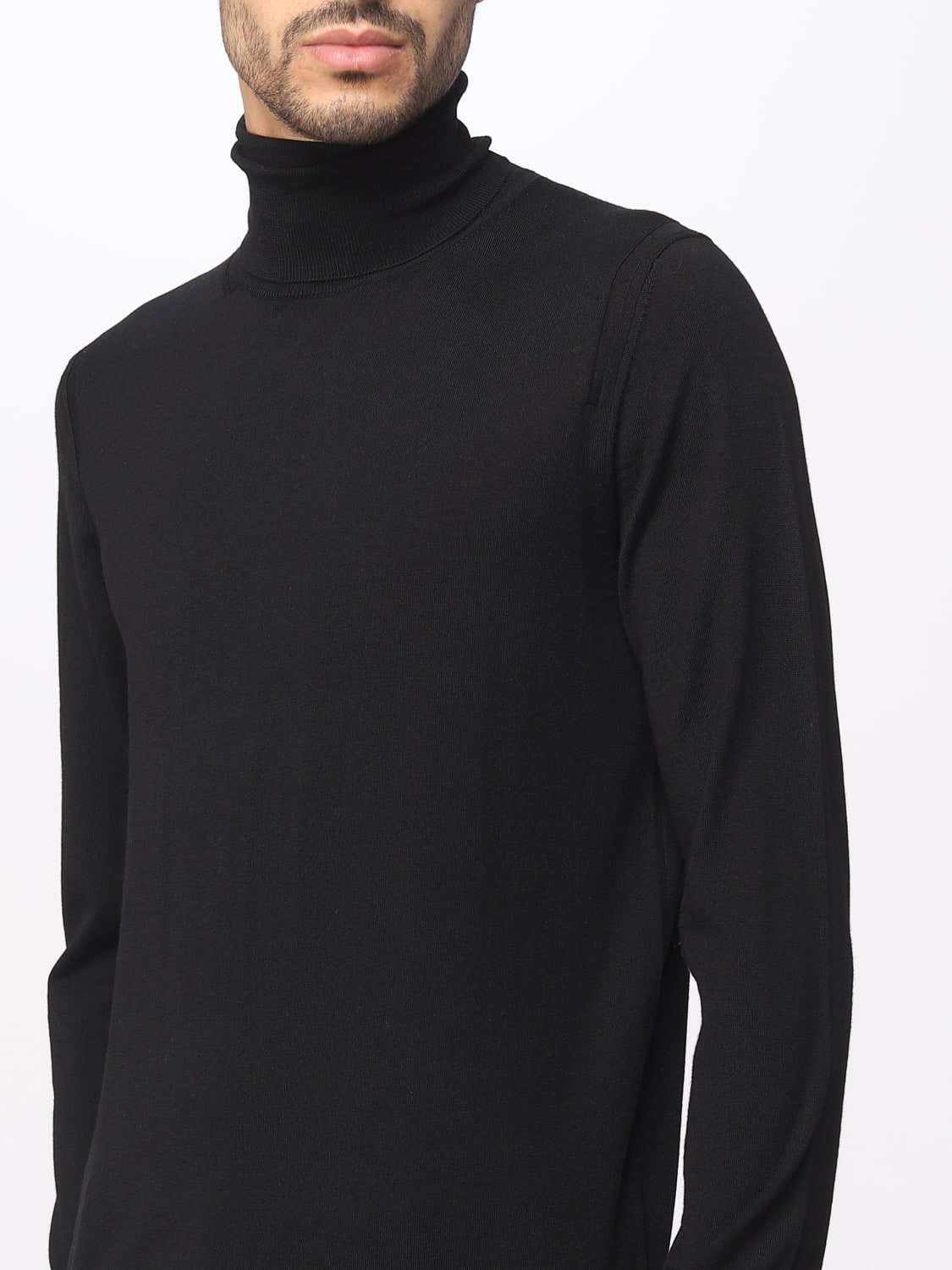 PAOLO PECORA PULLOVER: Pullover herren Paolo Pecora, Schwarz - Img 3