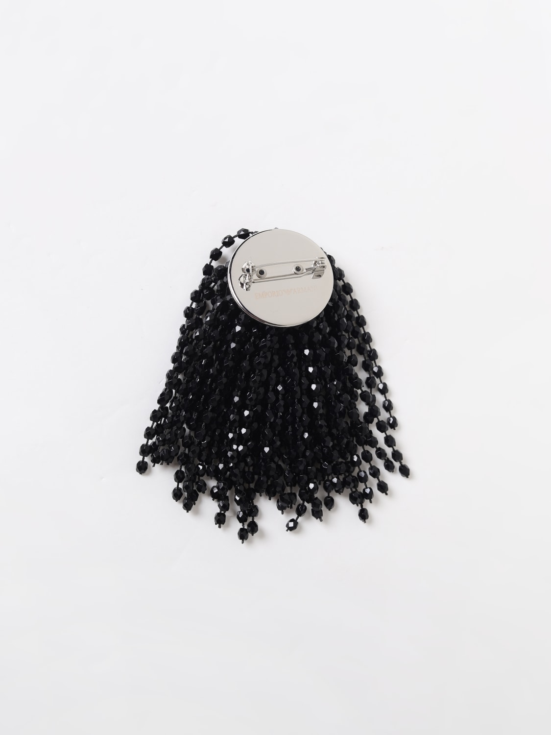Emporio Armani brooch with fringes
