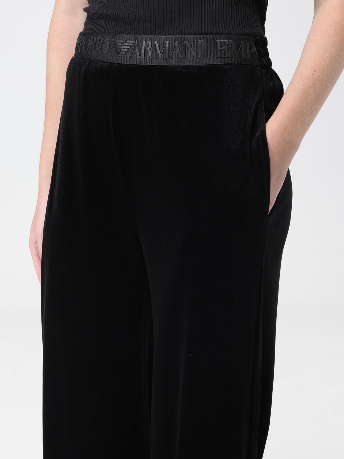 Armani black trousers store