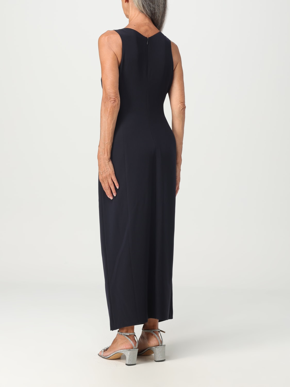 Emporio Armani Outlet Dress woman Blue Emporio Armani dress H4NA1B2NWAZ online at GIGLIO.COM