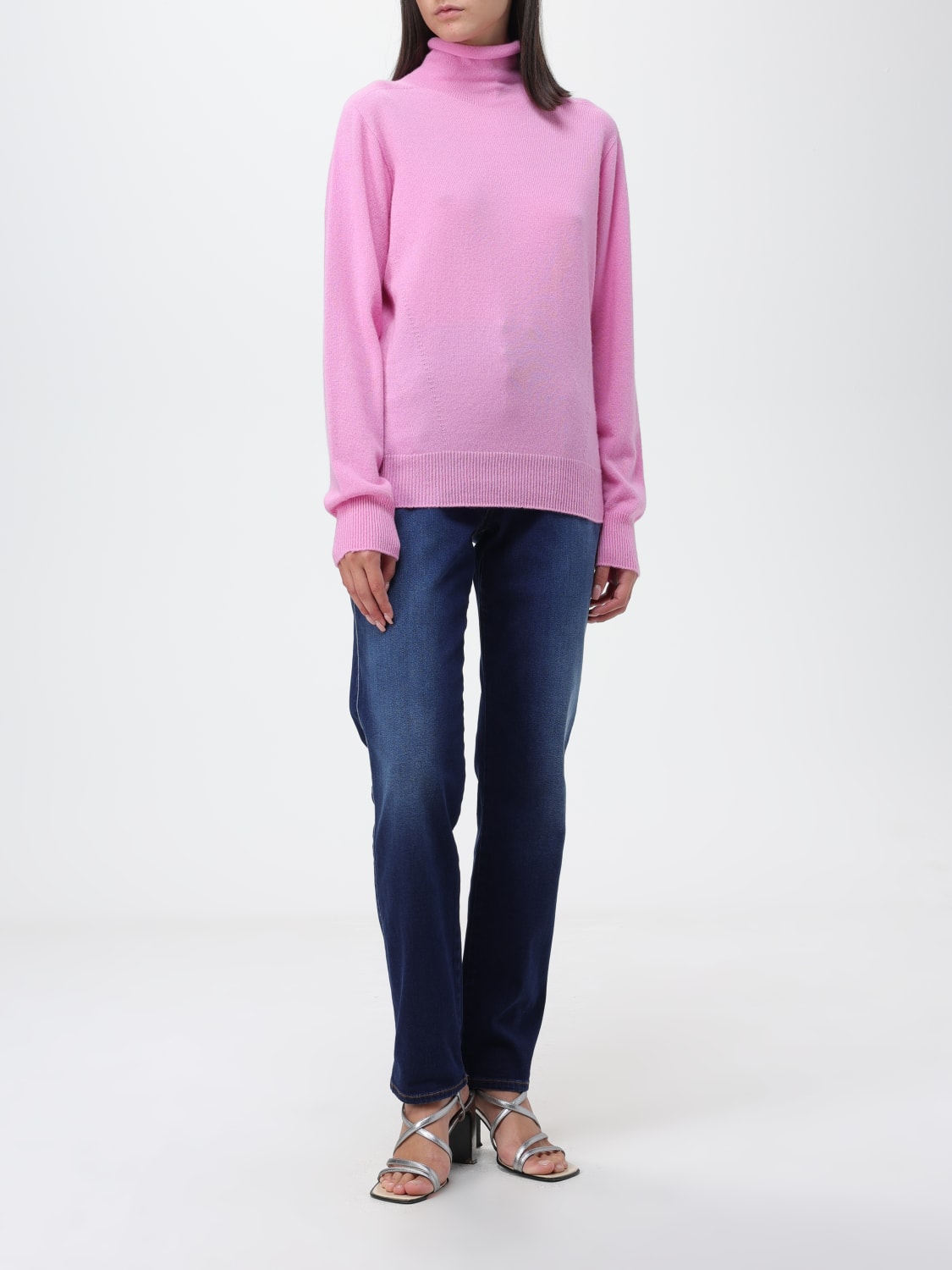 Emporio Armani Outlet: Sweater woman - Pink | Emporio Armani