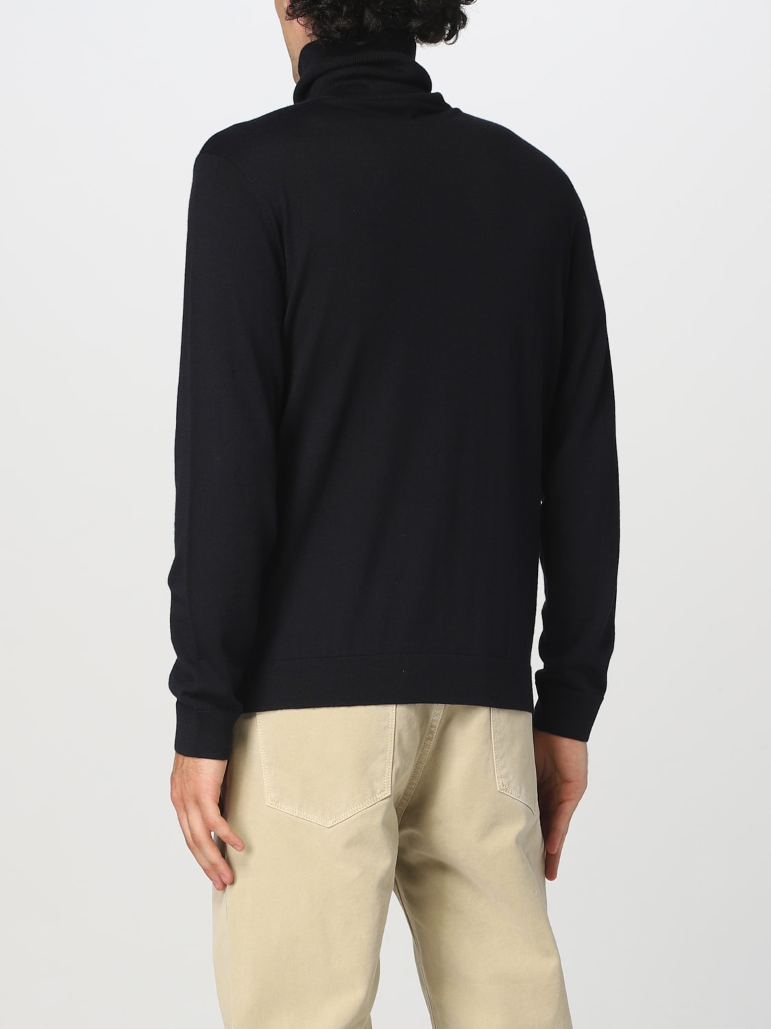 EMPORIO ARMANI SWEATER: Emporio Armani wool sweater, Blue - Img 2