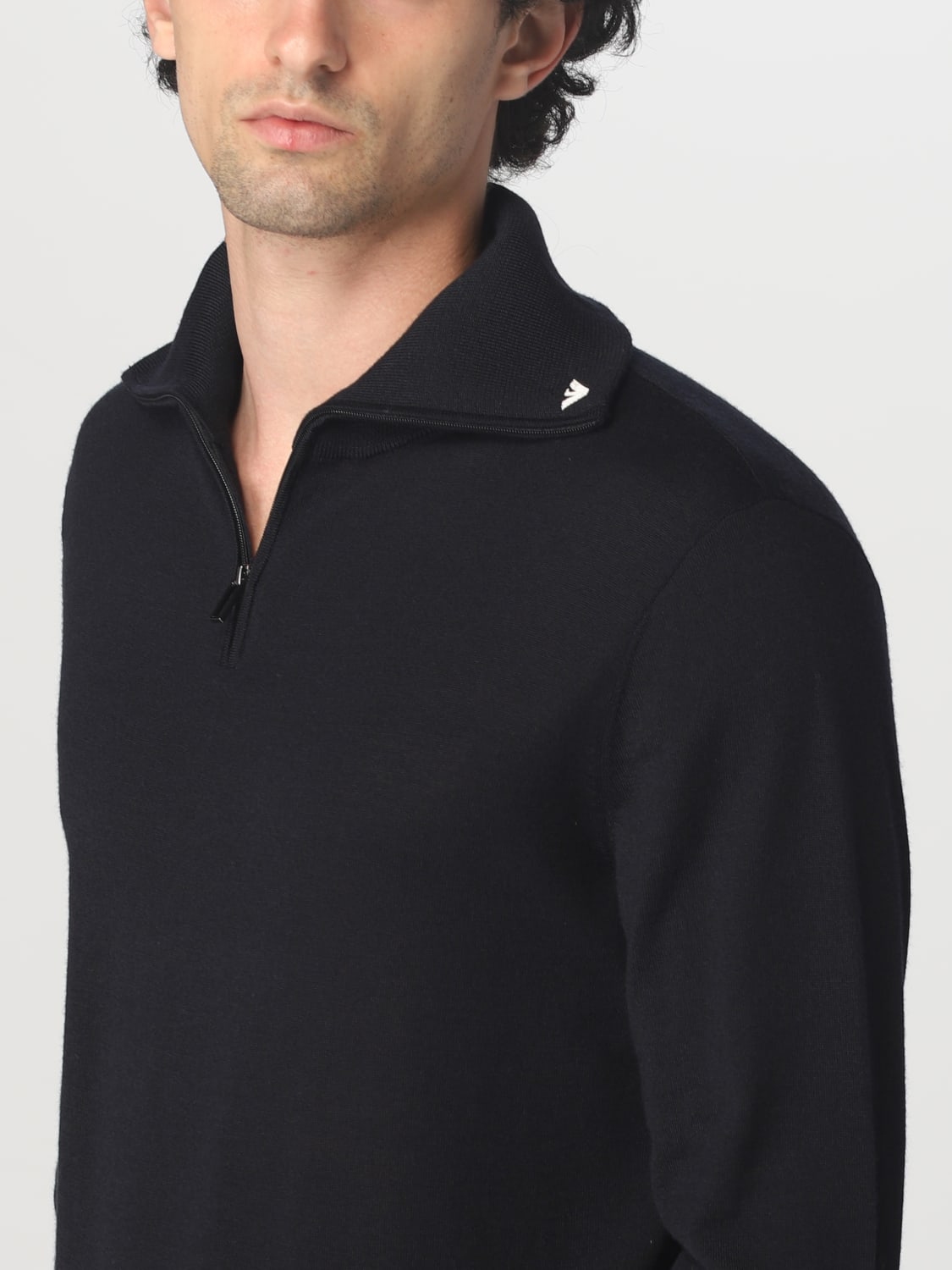 EMPORIO ARMANI SWEATER: Emporio Armani wool sweater, Blue - Img 3