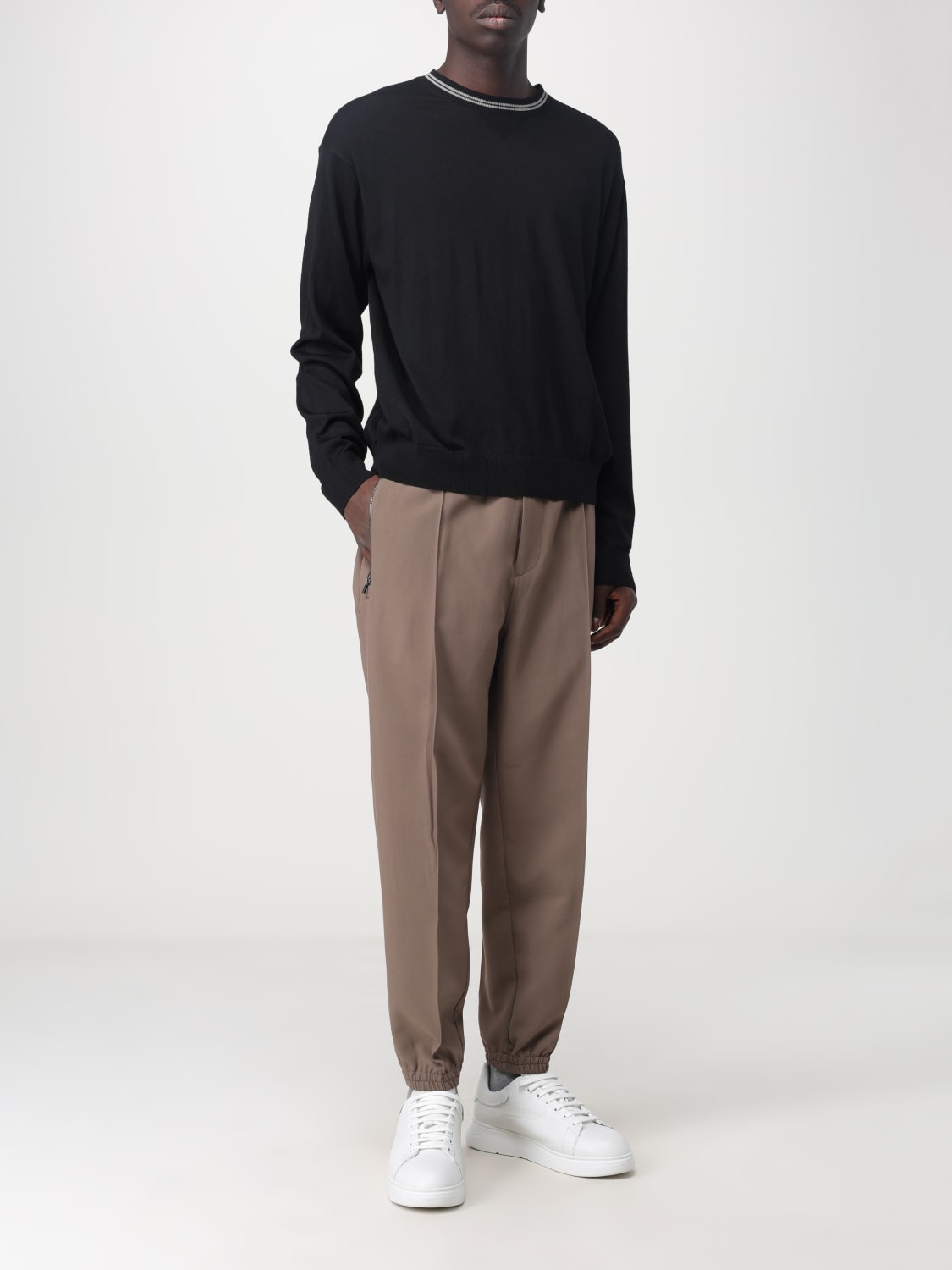 Emporio Armani wool sweater with logo
